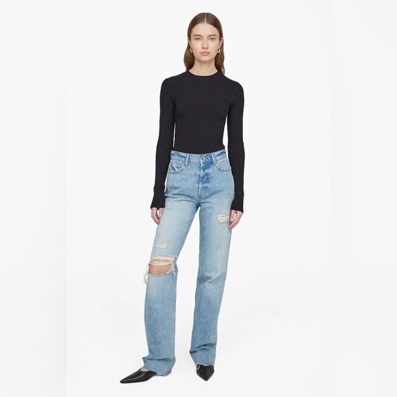 Anine Bing Cecily Top Black Firm on price - Picture 5 of 5